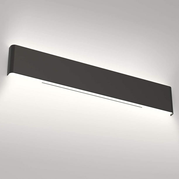 Aipsun Black Vanity Light Fixtures Modern Bathroom Vanity Lighting 3 Light LED 